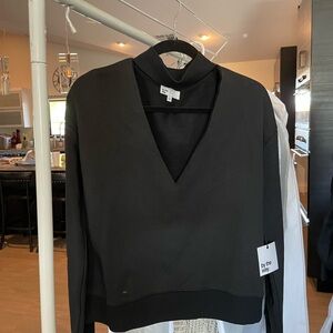 by the way. Charcoal V-Neck Women's Sweater